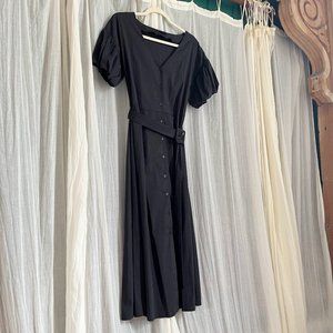 B Collection by Bobeau Puff Sleeve Midi Dress